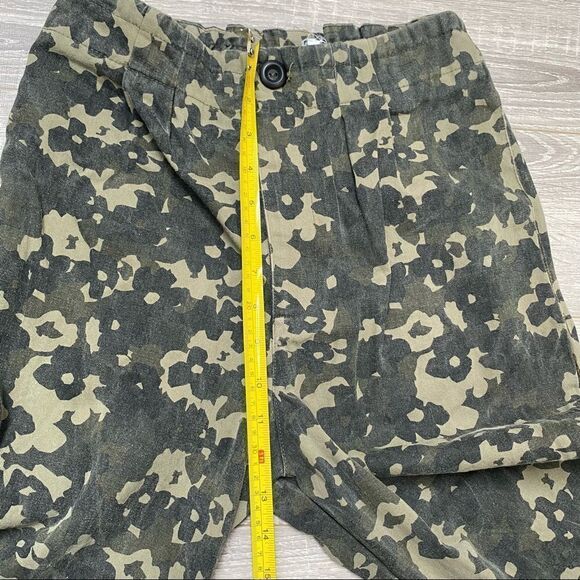 Anthro Amadi Camo high rise tapered leg jogger Pants xs - Picture 6 of 11
